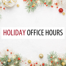 Office Closures During the Holidays