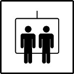 Double Chairlift Sign