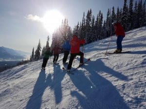 Scenes from the 2018 Ski Improvement Clinics (photos provided by Geoff Scotton)